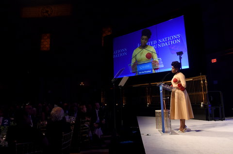 Chimamanda Ngozi Adichie is the youngest African to receive the UN Foundation Global Leadership Award