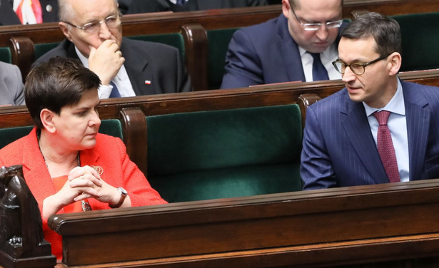 Beata Szydło i Mateusz Morawiecki