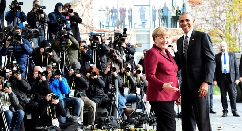 Barack Obama and German Chancellor Angela Merkel developed a strong partnership during the US president's tenure