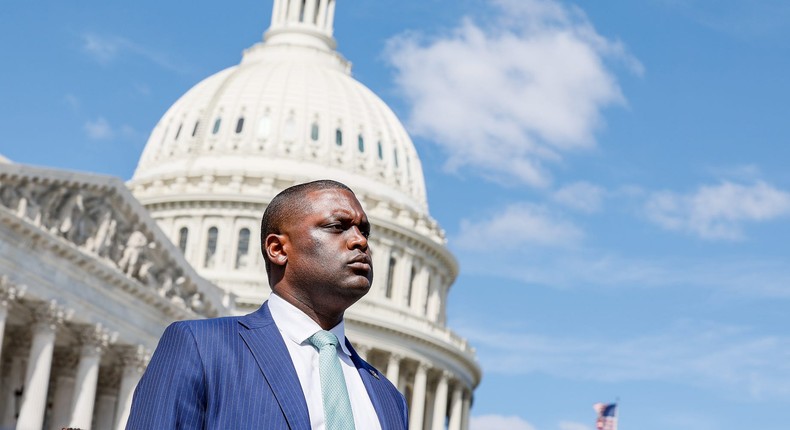 The Congressional Progressive Caucus PAC rescinded its endorsement of former Rep. Mondaire Jones after he endorsed Rep. Jamaal Bowman's primary opponent.Jemal Countess/Getty Images for We, The 45 Million