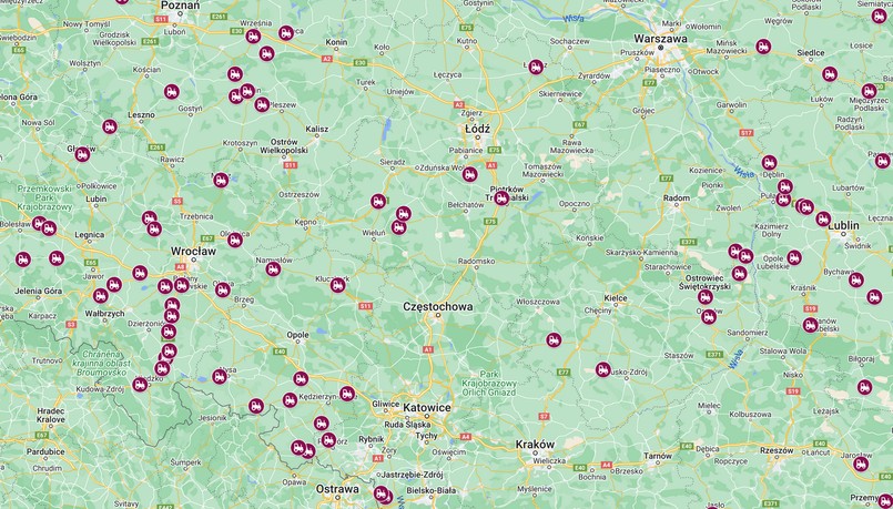 Protest rolników 24 stycznia 2024 roku - zablokowane drogi