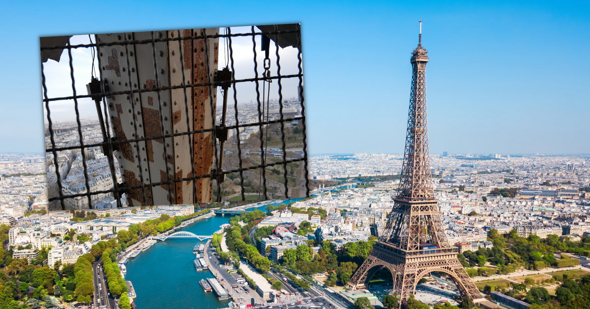 Mostraron lo que está pasando en la Torre Eiffel.  informe confidencial de fuga