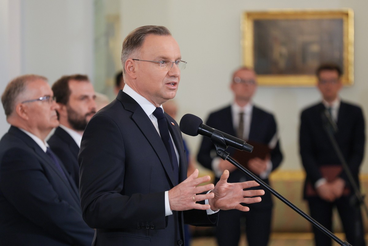 Warszawa, 22.05.2024. Prezydent Andrzej Duda