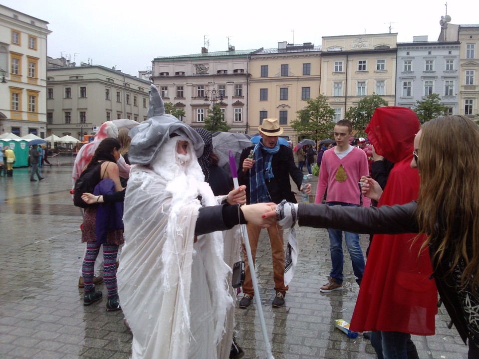 Juwenalia po krakowsku, studenci wygrali z deszczem