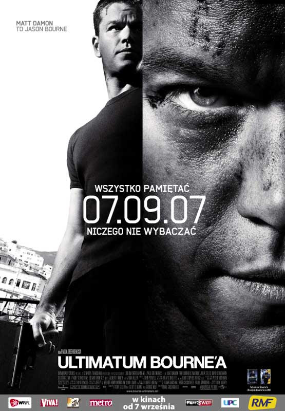 Ultimatum Bourne'a - plakat