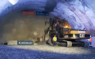 Tunel na zakopiance - przebicie drugiej nitki coraz bliżej 