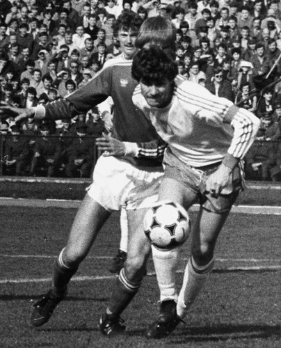 Włodzimierz Smolarek w meczu reprezentacji Polski