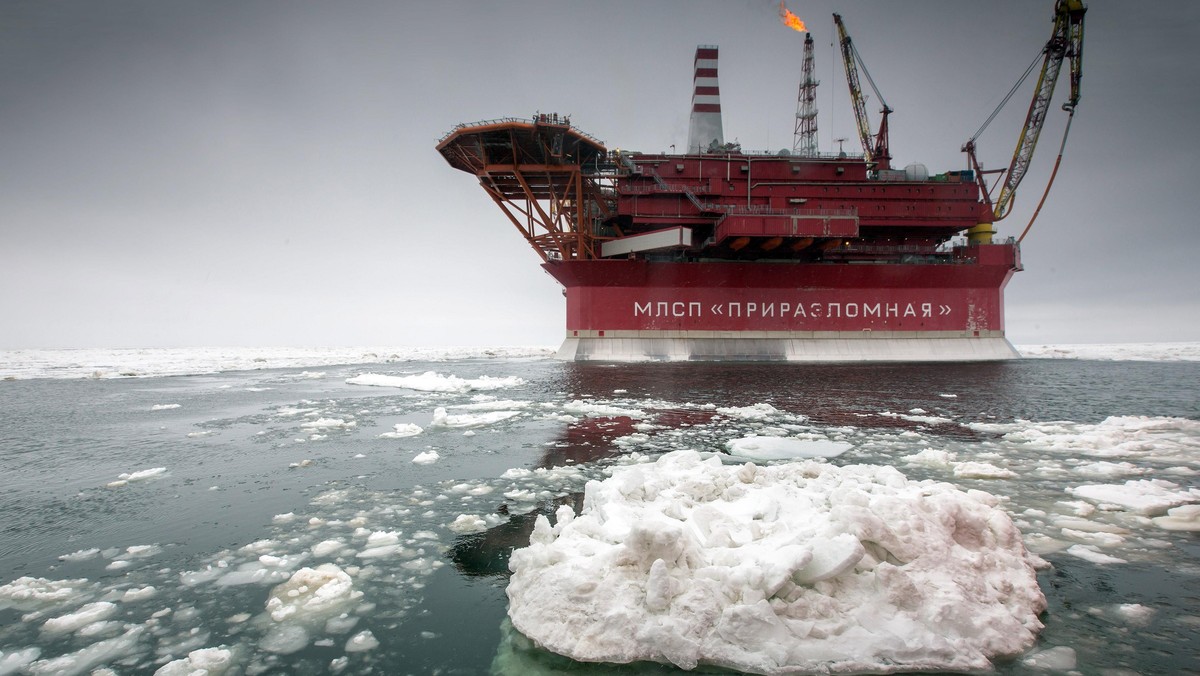 The Prirazlomnaya offshore ice-resistant oil-producing platform