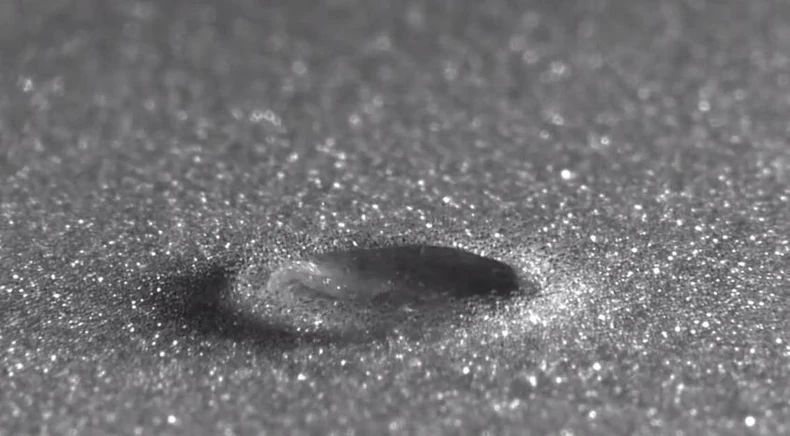 Reakcija granula na udar