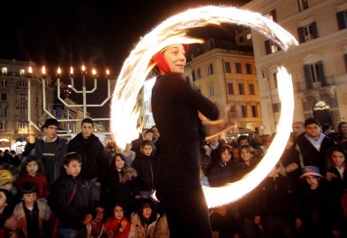 ITALY-JUDAISM-HANUKKAH