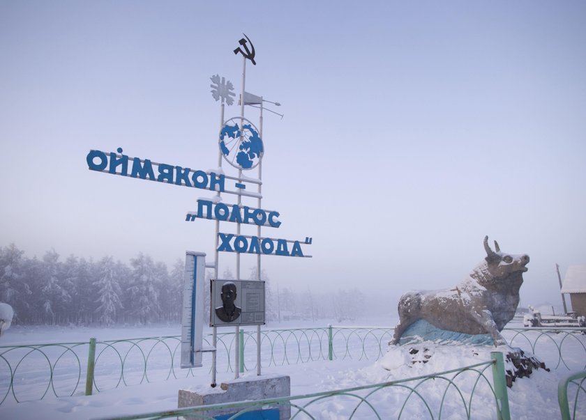 Ojmiakon, Syberia - najzimniejsza wioska świata. Temperatura -62 st. C