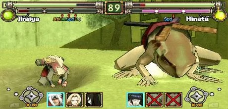Screen z gry "Naruto: Ultimate Ninja Heroes"