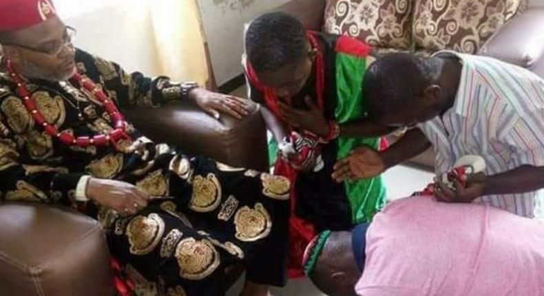 IPOB apologists bowing before Nnamdi Kanu