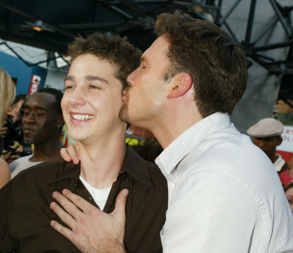 Shia LaBeouf i Ben Affleck w 2003 r.