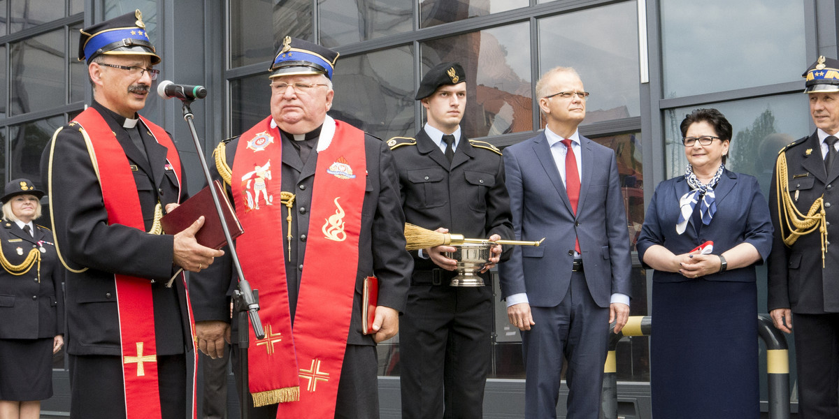 Otwarcie komendy strażackiej w Mikołowie