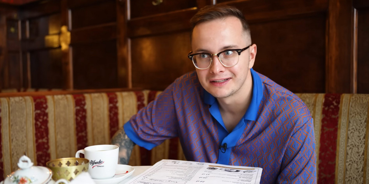 Dymitr Błaszczyk zjadł śniadanie w Katowicach.