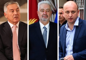Zdravko Krivokapić, Milan Knežević i Milo Đukanović