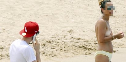 Kawalerskie Lewandowskiego na plaży. Mocne FOTO!