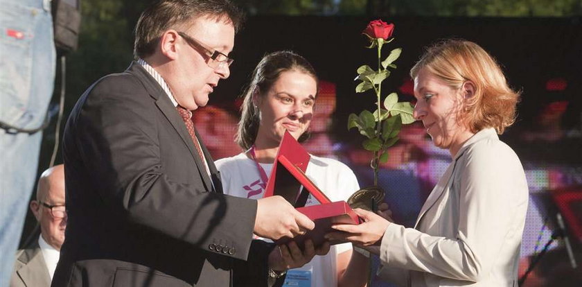 Mama chorego Kubusia dostała medal na Memoriale Agaty Mróz-Olszewskiej