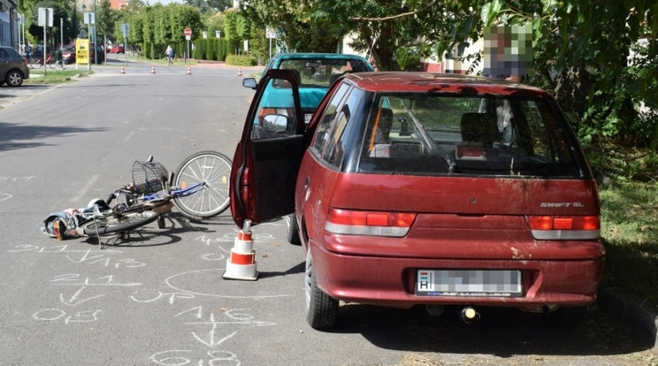 Figyelmetlenség okozta a biciklis halálát /Foto: police.hu