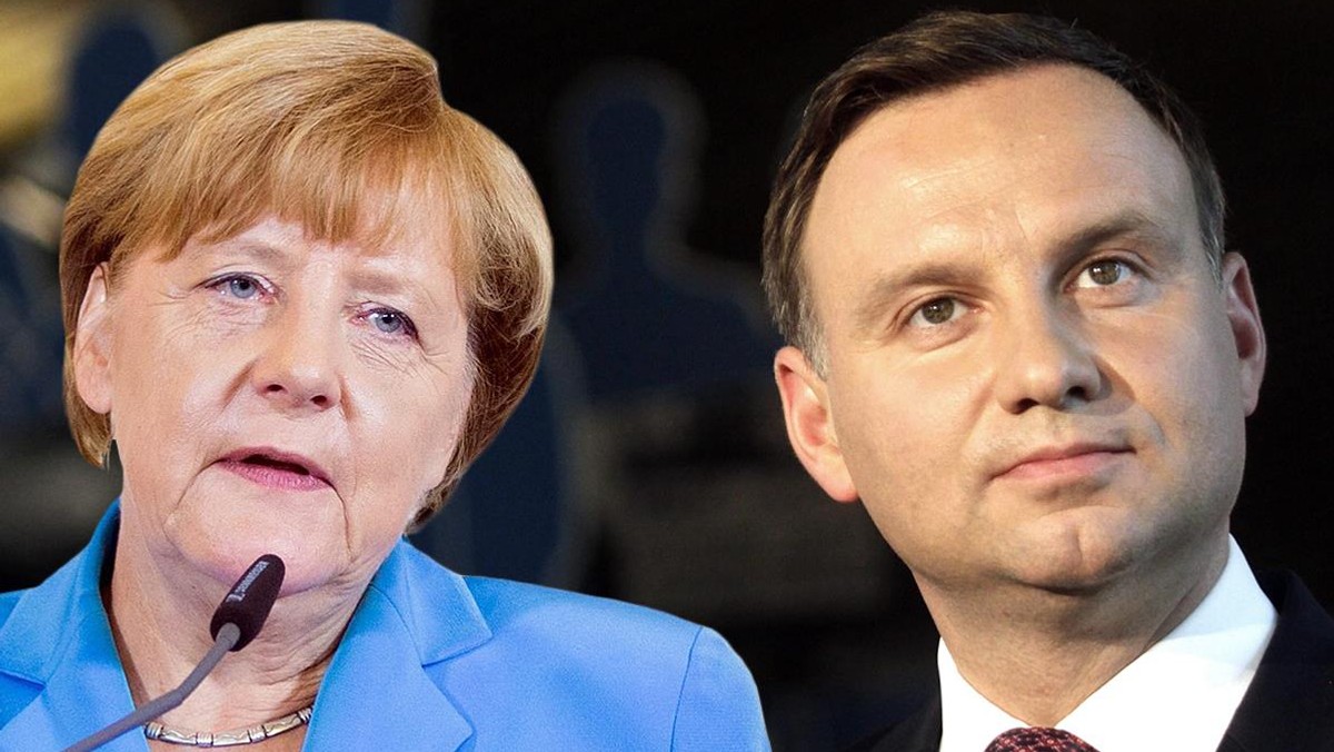 Andrzje Duda Angela Merkel