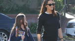 Jennifer Garner z córką wracają ze szkoły