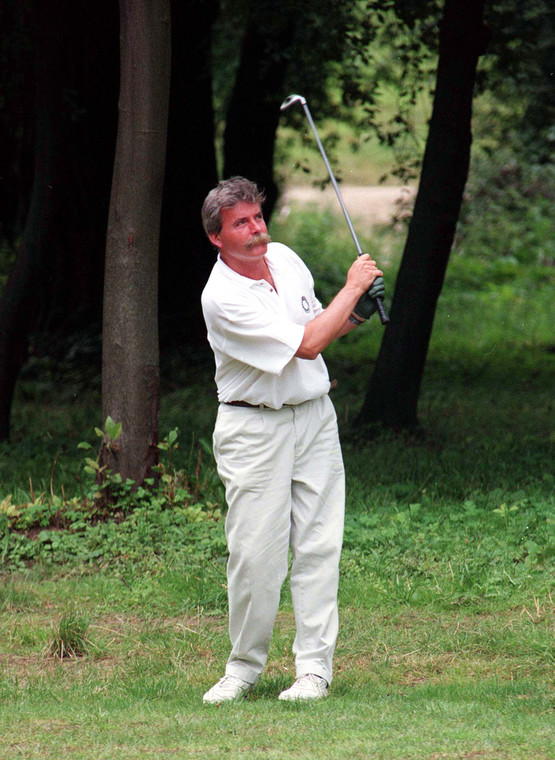 Wojciech Pijanowski na polu golfowym