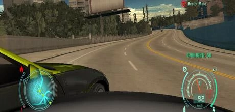 Screen z gry "Need for Speed: Undercover" (wersja na PC)