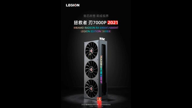 Lenovo Radeon RX 6800 i 6900 XT