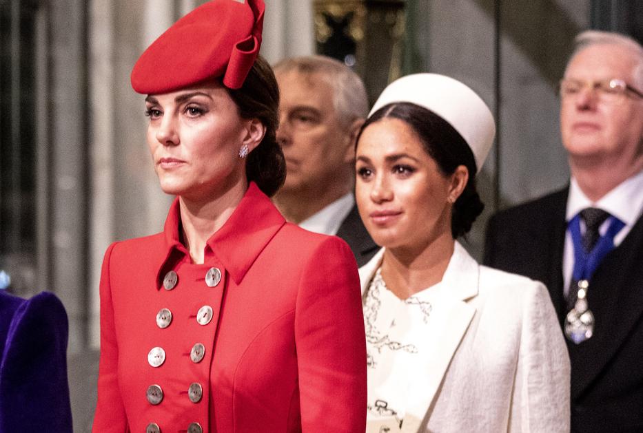 A brit lapok szerint Katalin és Meghan
ki nem állhatja egymást /Fotó: Getty Images