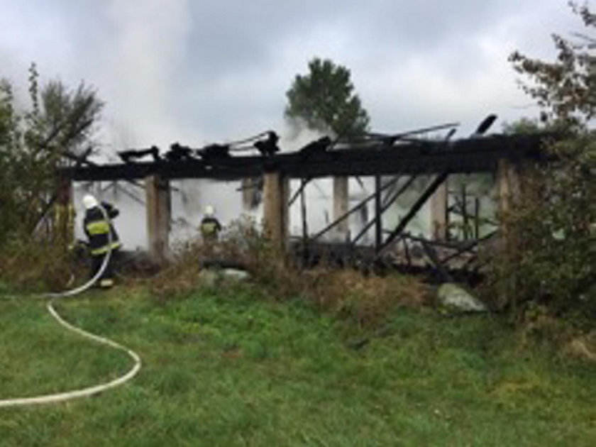 Tragiczny pożar na Podlasiu. W spalonej stodole znaleziono mężczyznę