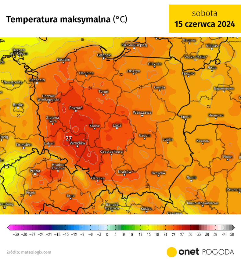 Już w sobotę na zachodzie zrobi się gorąco, ale jeszcze nie upalnie