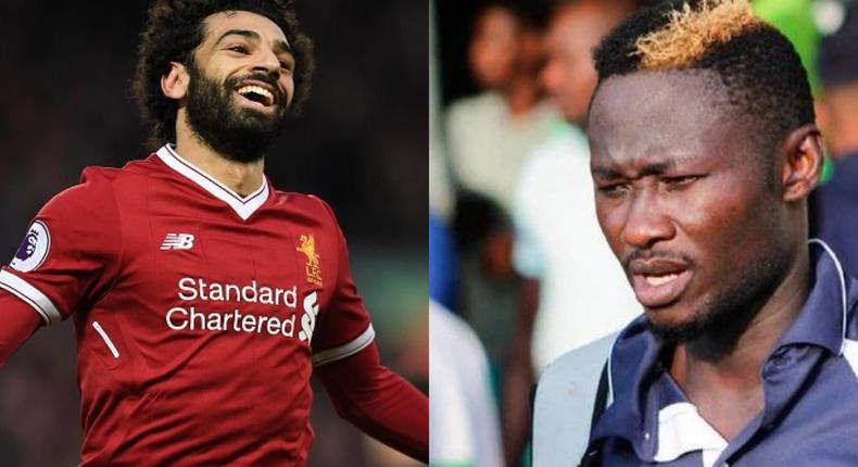 Mohamed Salah and Eric Bekoe  