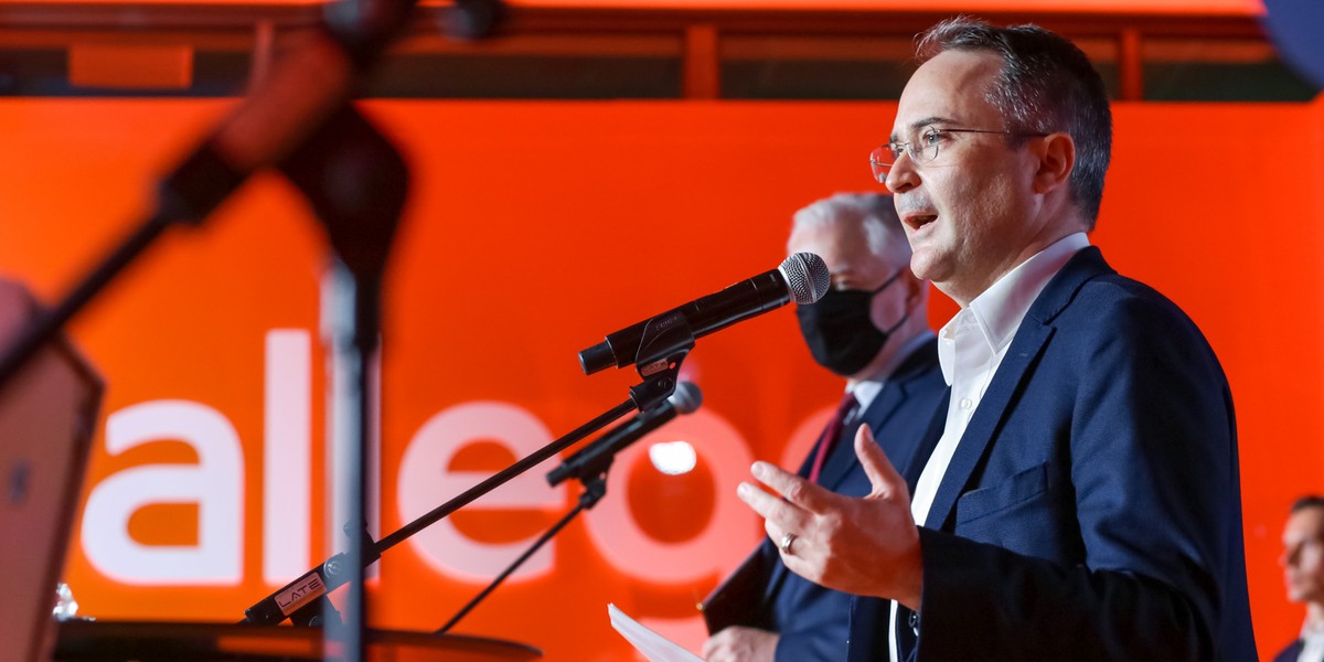 Allegro na zyski przejętej niedawno czeskiej firmy będzie musiało jeszcze poczekać. Na zdj. Francois Nuyts, dyrektor wykonawczy Allegro