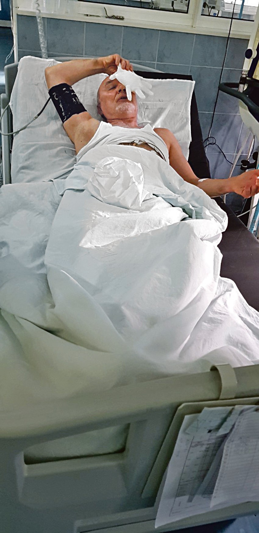 Pretučeni ruski pripadnik unmika Mihail Krasnoščenkov juče dovezen u Beograd na lečenje