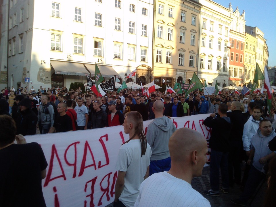 Tłumy w Krakowie domagały się dymisji rządu Tuska