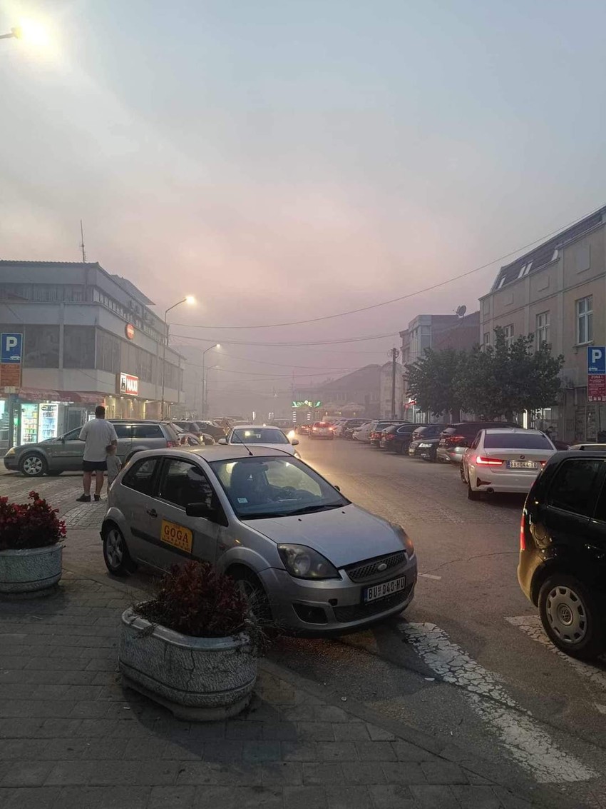 Bujanovac, požar na deponiji