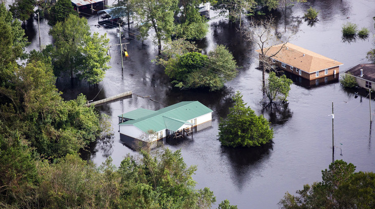 Florence hurrikán, a pusztítás /Fotó: Northfoto