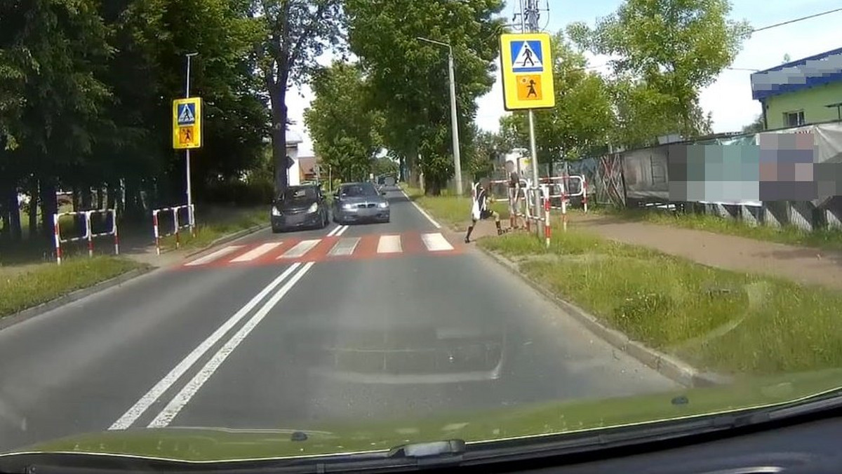 Bojszowy. Slalom na pasach. Kierowca z BMW w rękach policji