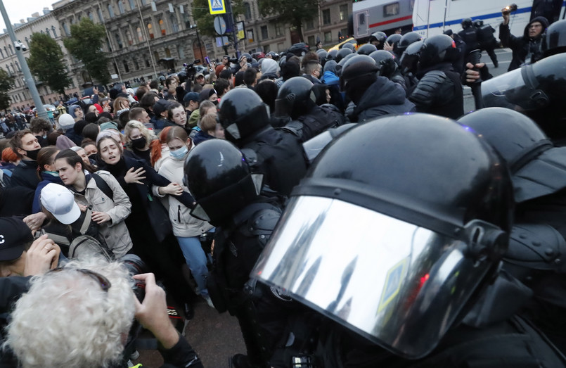 Demontracje w Rosji przeciwko mobilizacji