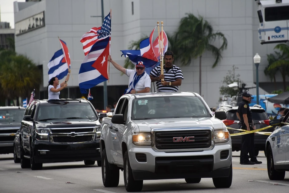 Protest podrške u Majamiju