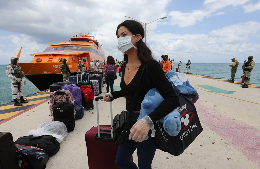 Plaja del Karmen meksiko koronavirus