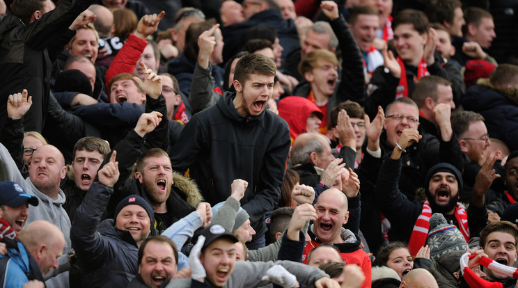 Dühösek a Liverpool szurkolói a jegyárak miatt /Fotó: AFP