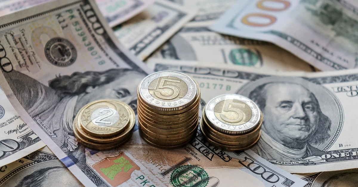 Złoty mocniejszy, euro i dolar w dół [KURSY WALUT. CZWARTEK. 5.06.2025]