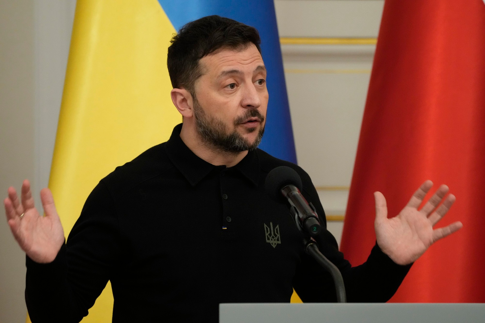 Ukrajinský prezident Volodymyr Zelenskyj.