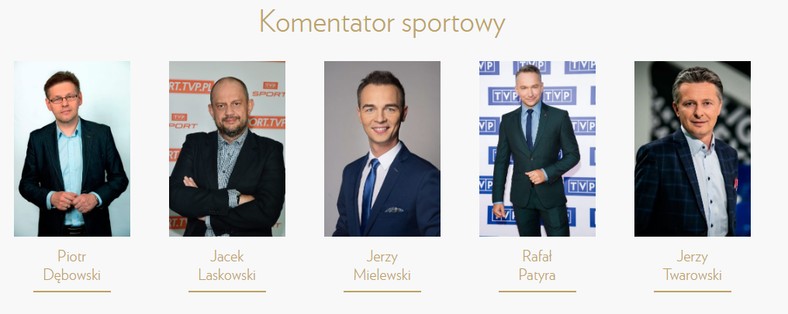  Telekamery 2019 - Komentator sportowy