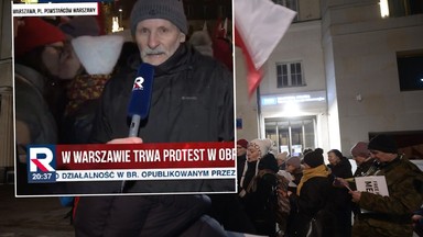 Całujące się kobiety zasłonięte flagą Polski. Nietypowa sytuacja na antenie TV Republika