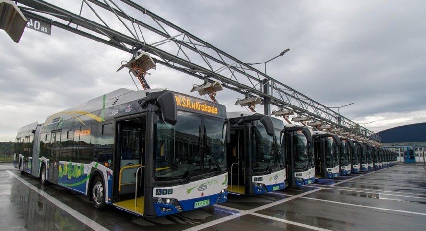 Kraków czeka w tym roku jeszcze na cztery kolejne autobusy zasilane energią elektryczną