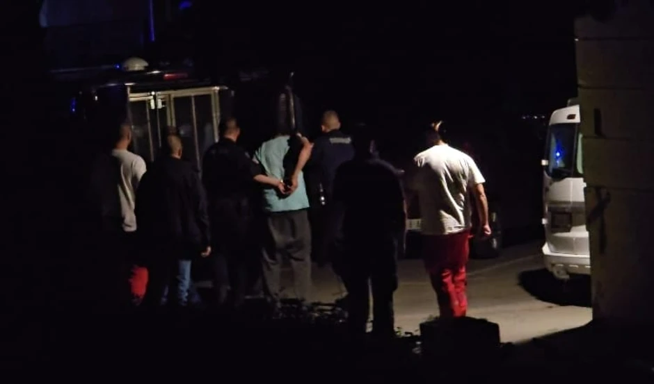 Hapšenje osumnjičenog muškarca