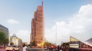 Tak będzie wyglądać 130-metrowy Sobieski Tower w Warszawie
